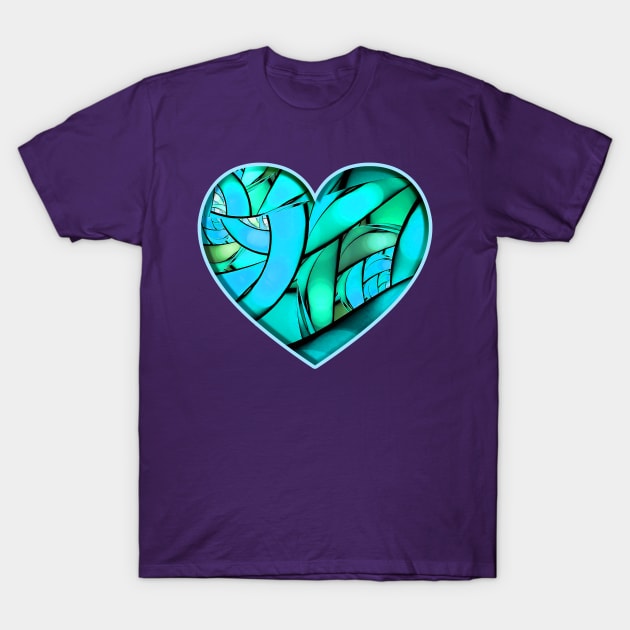 Heart of the Soul Abstract Artwork T-Shirt by designsenpai